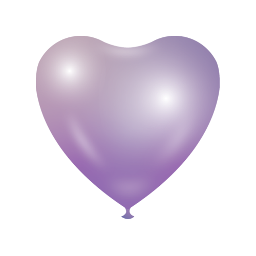 Heart shape Balloons - Lilac